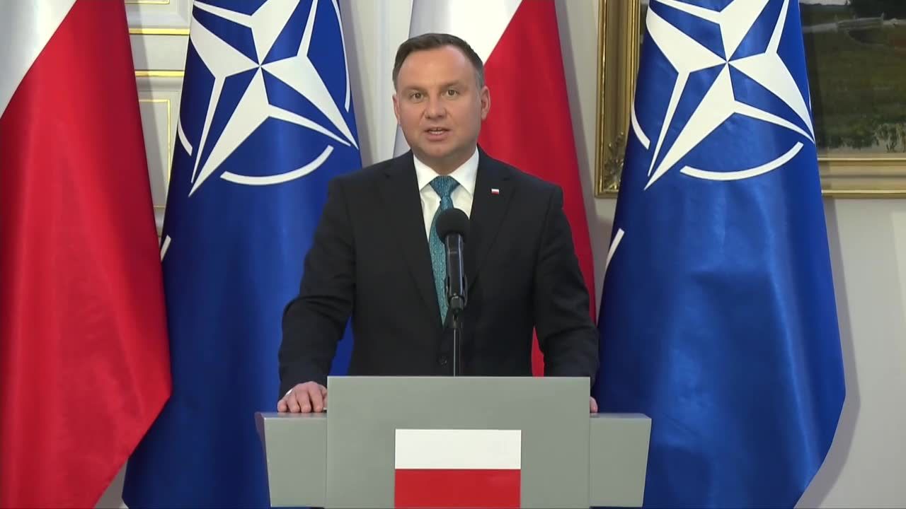 A. Duda po spotkaniu z Sekretarzem Generalnym NATO