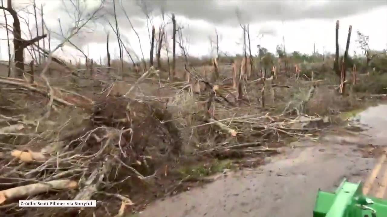 Co najmniej 23 ofiary śmiertelne po przejściu tornada przez dwa amerykańskie stany