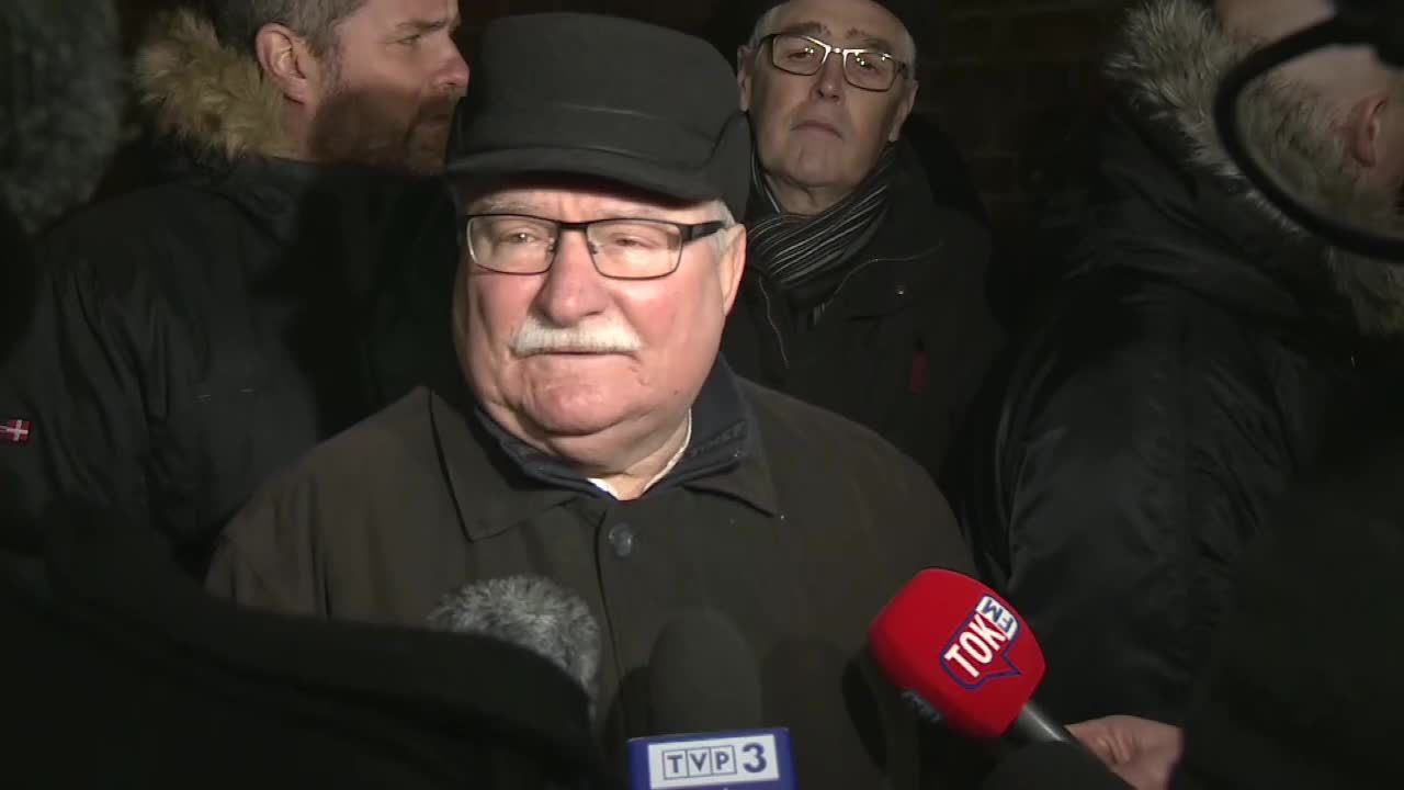 L. Wałęsa o śmierci P. Adamowicza: Winna jest polityka i cały ten układ