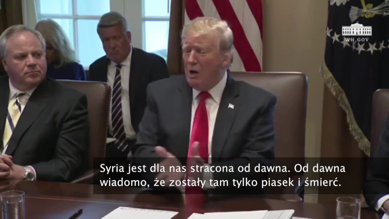 D. Trump tłumaczy przyczyny wycofania wojsk USA z Syrii