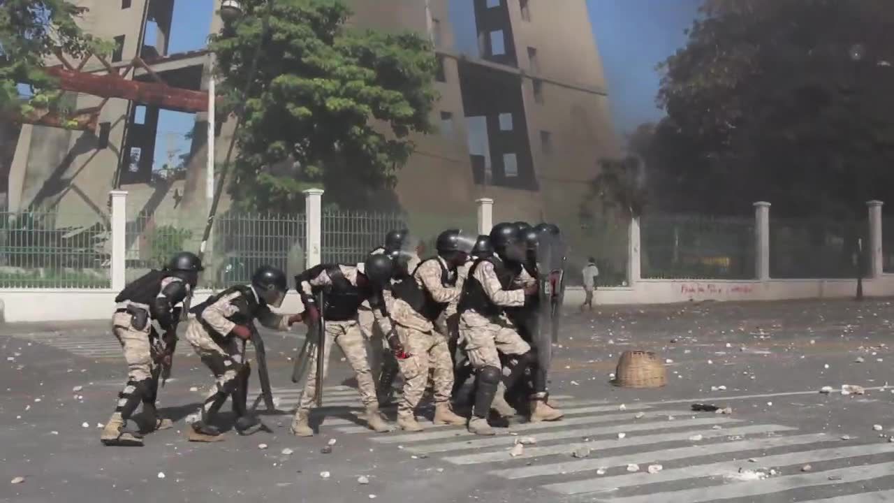 Kolejny dzień starć policji z demonstrantami na Haiti