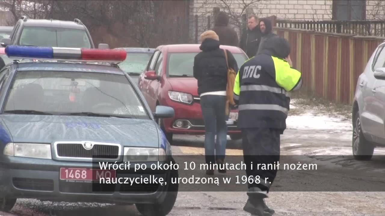 Atak w białoruskiej szkole. Uczeń zabił nożem nauczycielkę i kolegę z klasy