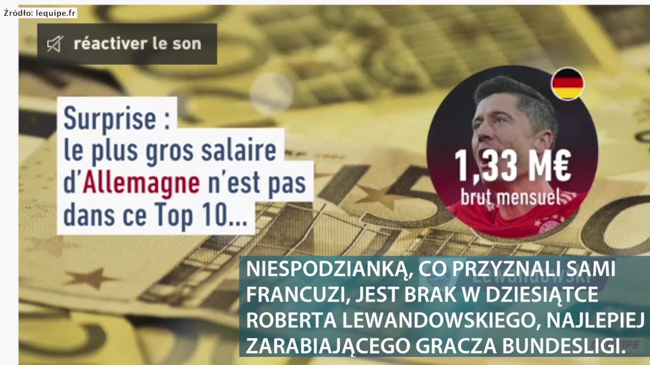 Messi blisko dwa razy bogatszy od Ronaldo, Lewandowski poza dziesiątką. „L’Equipe” podał ranking najlepiej zarabiających piłkarzy