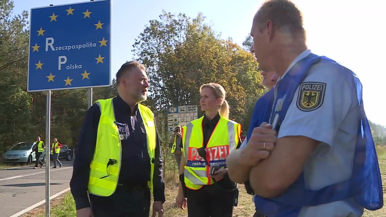 Porwanie i wywiezienie za granicę. Ponad 700 policjantów z Polski i Niemiec wspólnie brało udział na granicy Polski