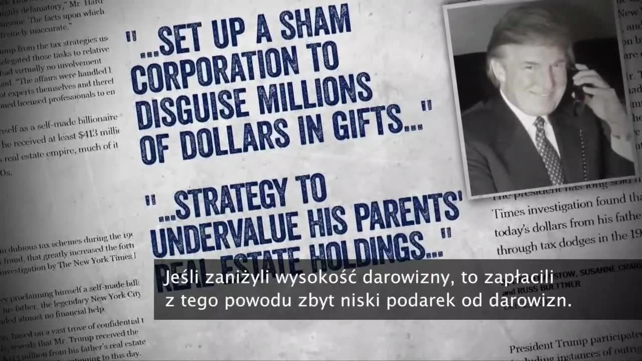 D. Trump miał zbić fortunę na pomocy rodzinie w unikaniu płacenia podatków. Śledztwo “New York Times”