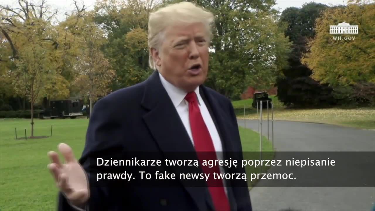 D. Trump: Nie mówiłem, że będziemy strzelać do migrantów. To fake newsy tworzą przemoc