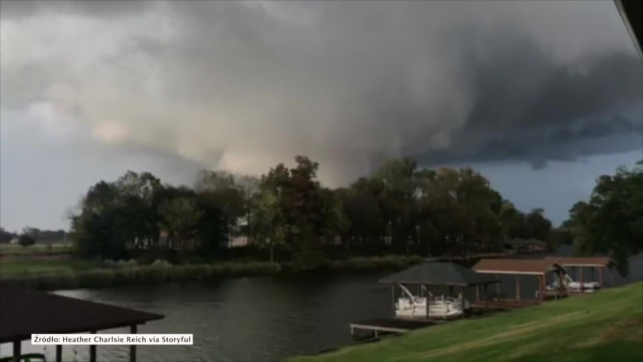 Chwile grozy w Natchitoches. Tornado na północy Luizjany