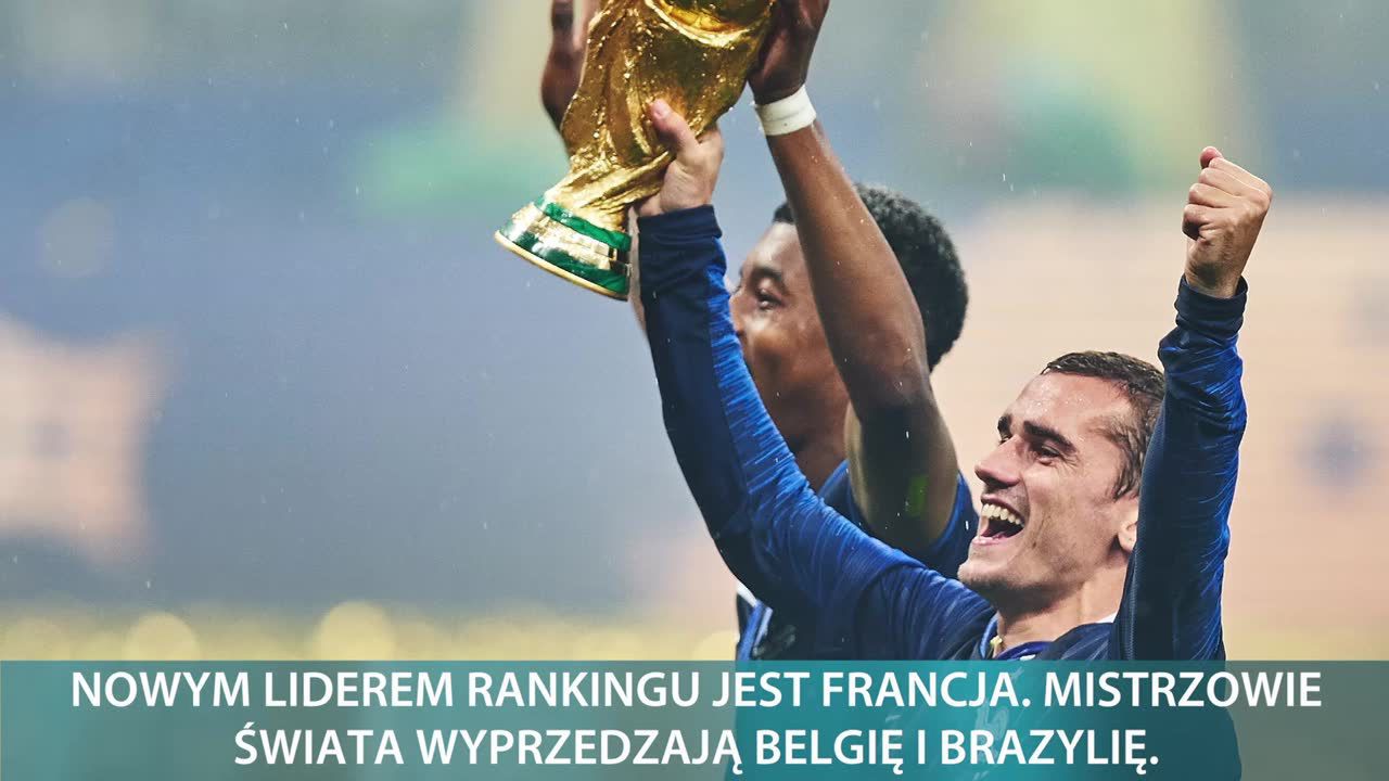 Ranking FIFA: Duży spadek reprezentacji Polski, Francja liderem