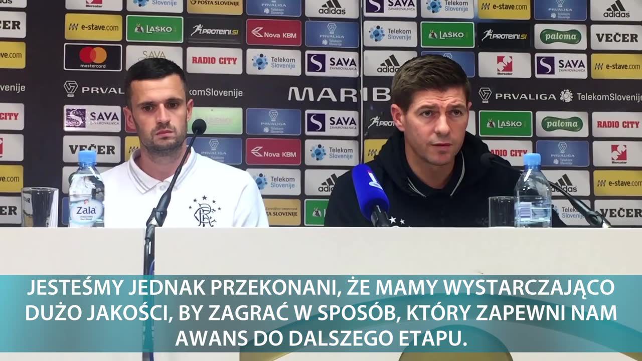 Gerrard przed rewanżem z Mariborem: Chcę, aby drużynę tworzyli wielcy piłkarze, którzy pokażą Europie, jakim jesteśmy zagrożeniem