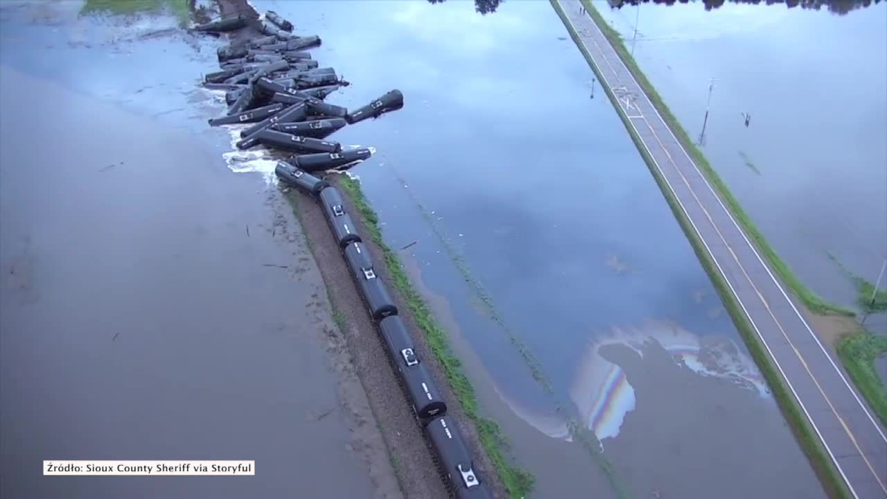 Katastrofa ekologiczna w stanie Iowa. Do rzeki wyciekło ponad 800 tys. litrów ropy naftowej