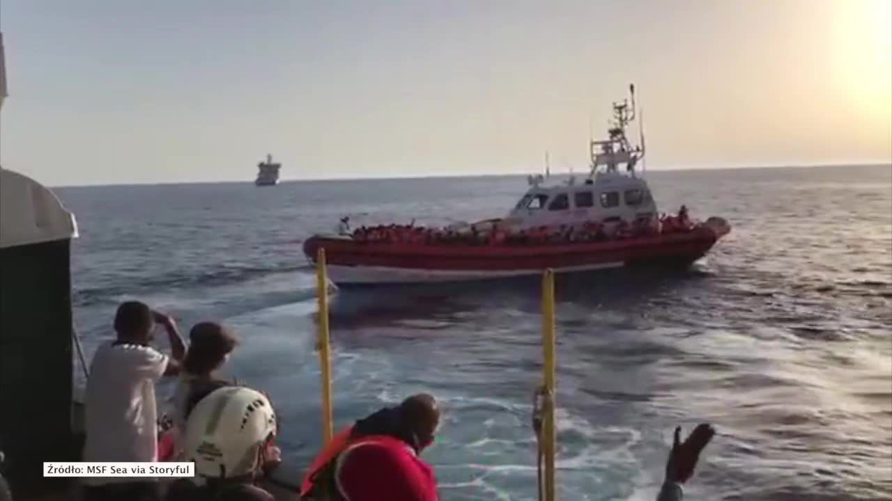 Niechciany statek z migrantami trafi do Hiszpanii. Malta i Włochy odmówiły przyjęcia 629 osób z Aquarius