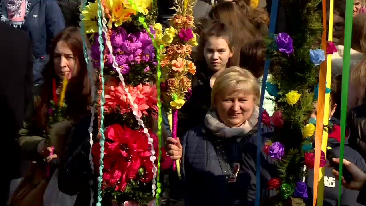 Łódzkie parafie rywalizowały w konkursie na najpiękniejszą palmę