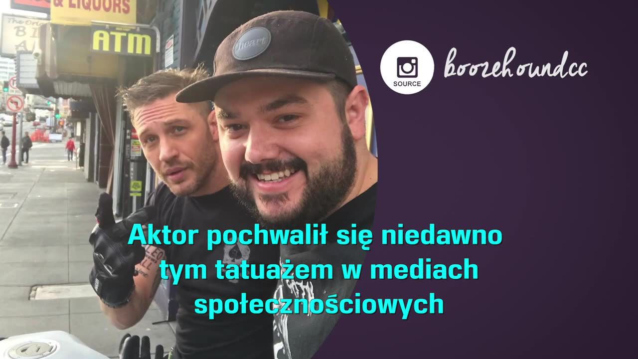 Tom Hardy wywiązał się z przegranego zakładu z Leonardo DiCaprio i zrobił tatuaż „Leo wie wszystko”