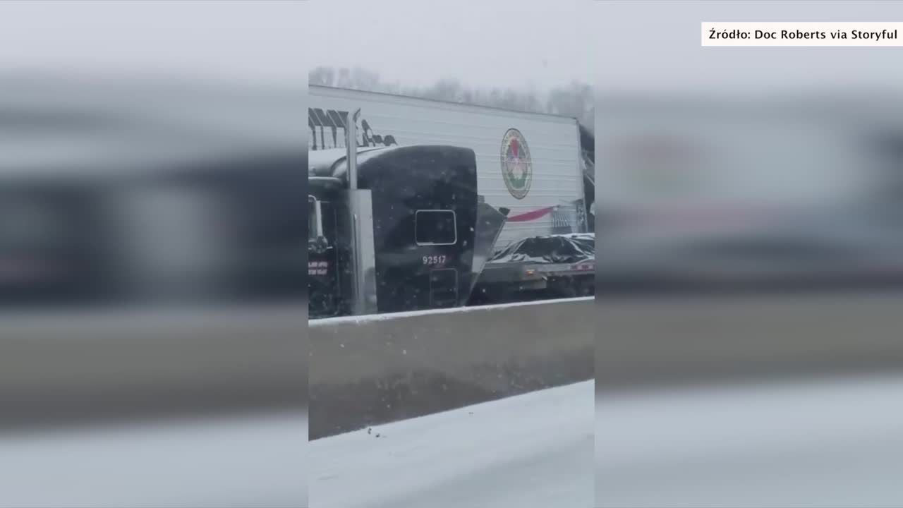 Potężny karambol na autostradzie międzystanowej w Missouri. 30 osób zostało rannych