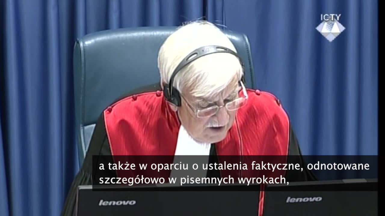 Ratko Mladić winny ludobójstwa. Trybunał w Hadze skazał serbskiego generała na dożywocie.