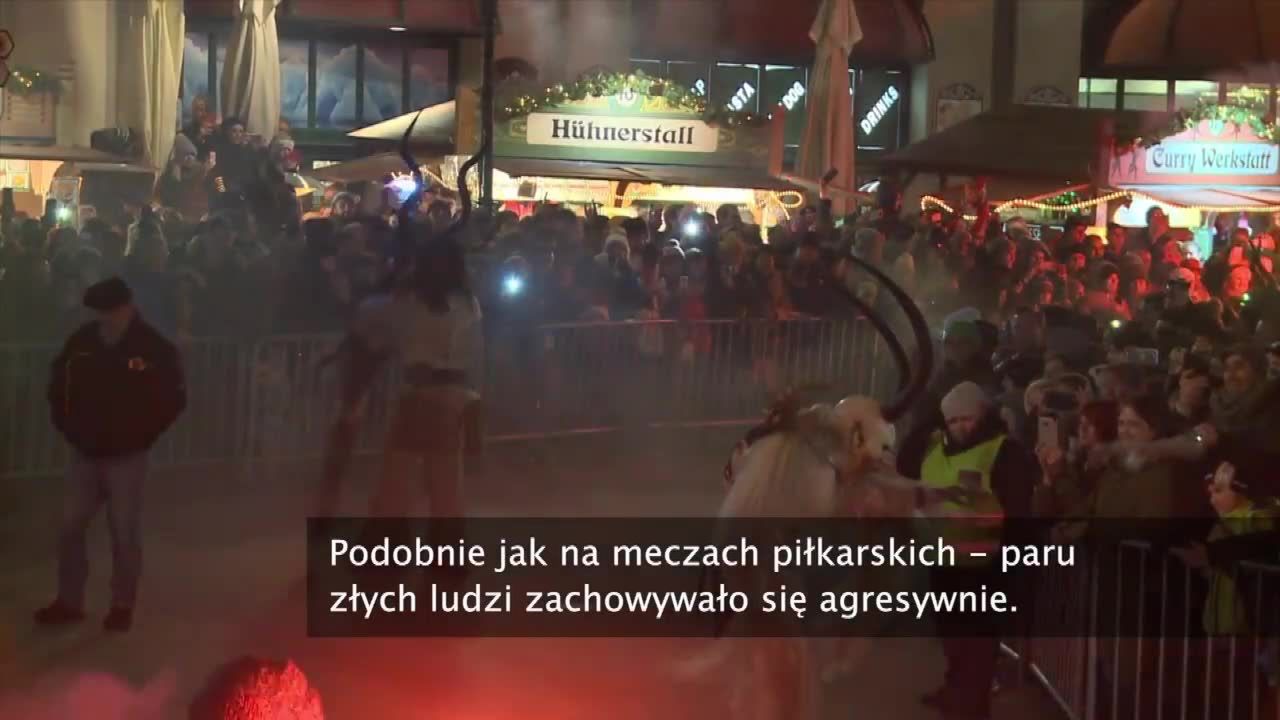 Barwna parada diabłów w Wiedniu. “To stara alpejska tradycja. Wypędzamy tak złe, zimowe duchy”