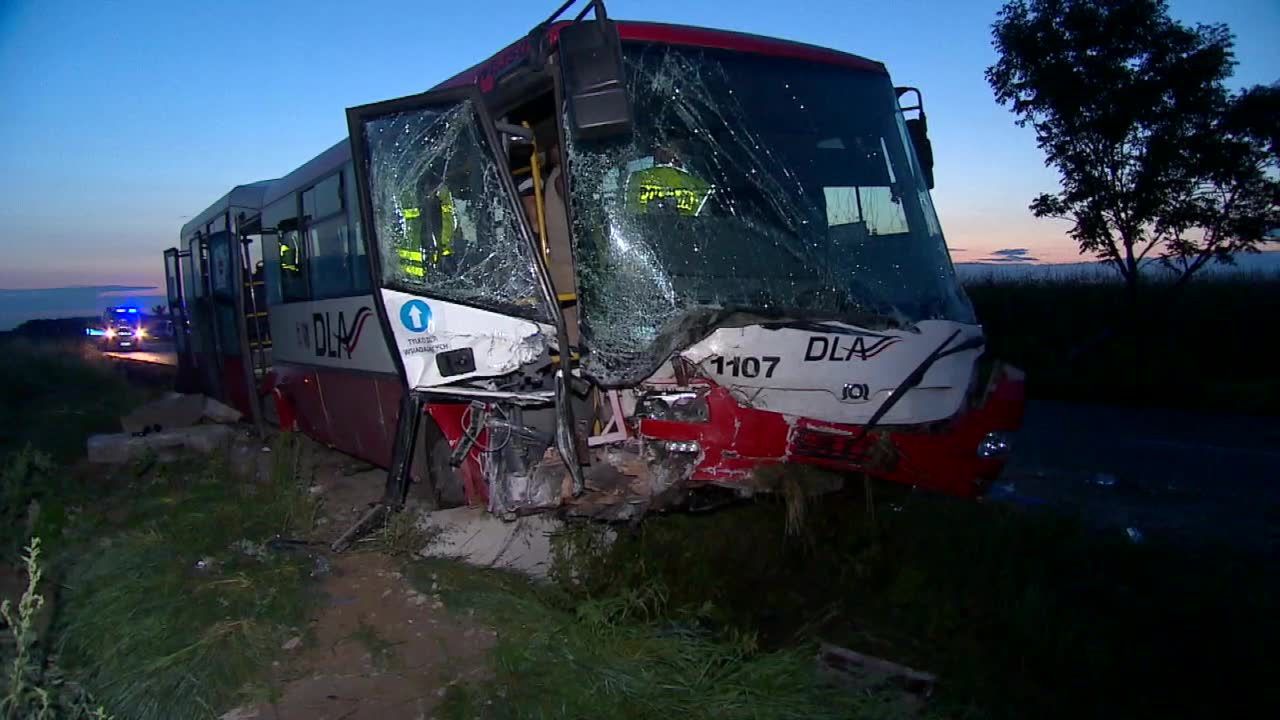 16 rannych w wypadku autobusu na Dolnym Śląsku