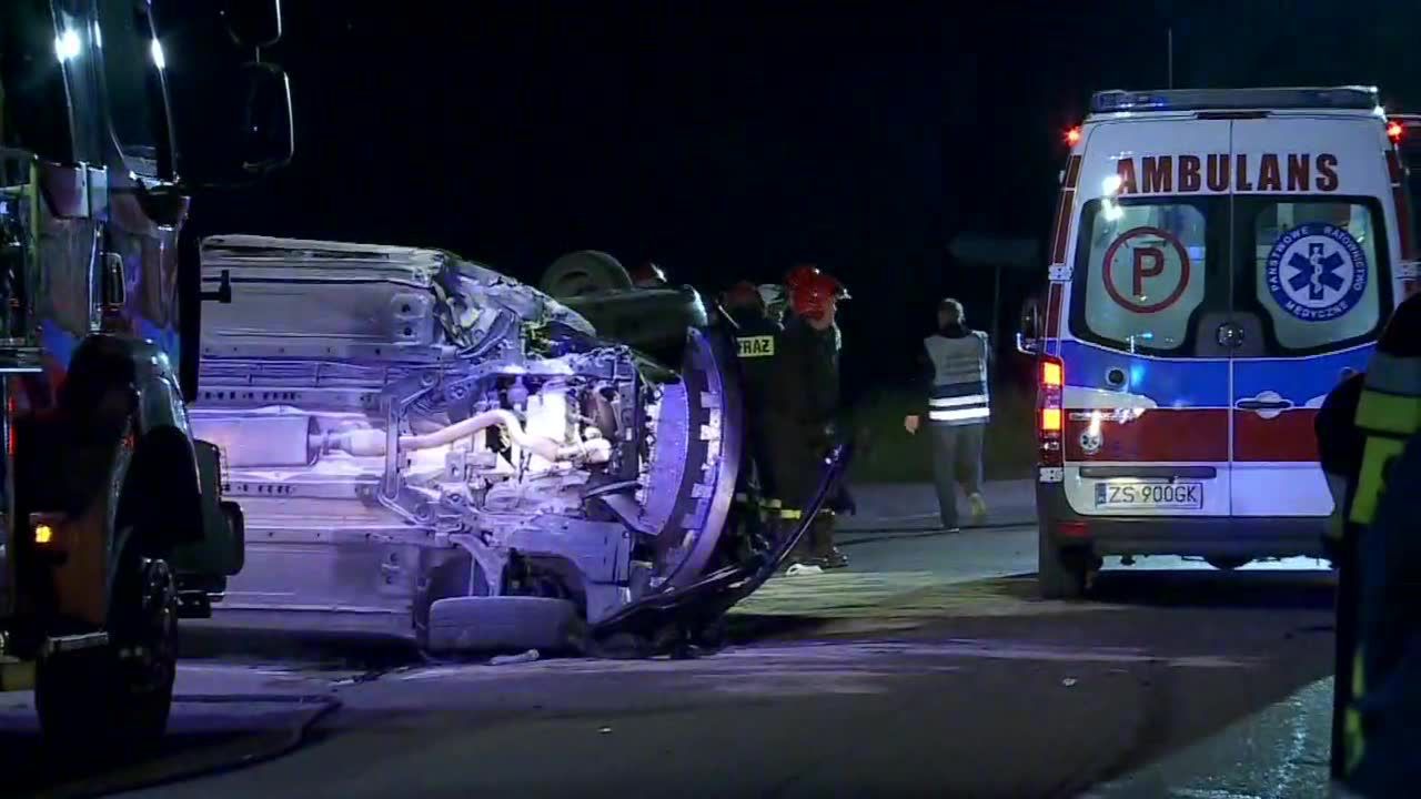 Tragiczny wypadek w Drozdowie. Nie żyje 10-latka, siedem osób rannych