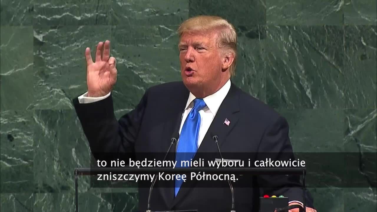 D. Trump: “Jak nie będziemy mieli wyboru, to całkowicie zniszczymy Koreę Północną”