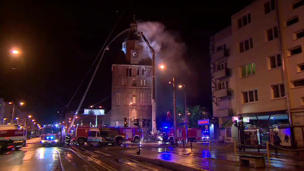 Pożar zabytkowej katedry w Gorzowie Wielkopolskim. Władze odwołały obchody 760-lecia istnienia miasta