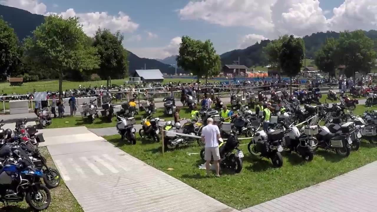 Zlot motocykli BMW w Garmisch-Partenkirchen