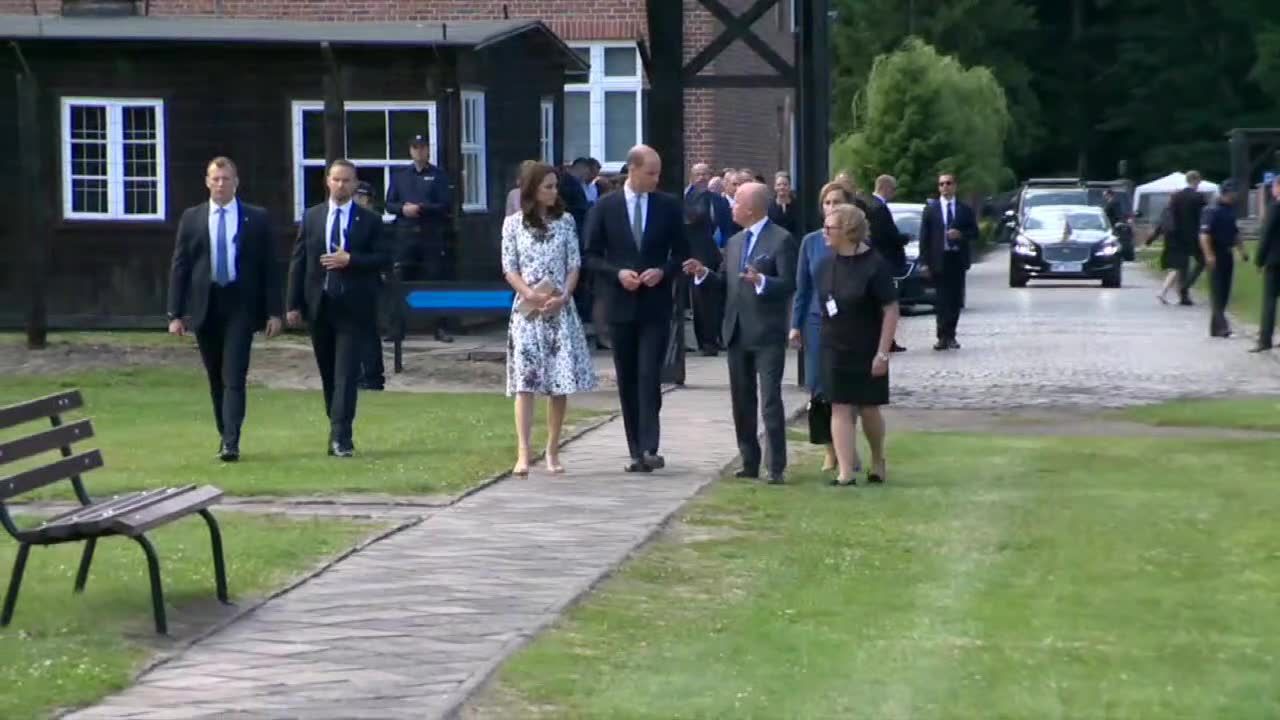 Brytyjska para książęca w Muzeum Stutthof