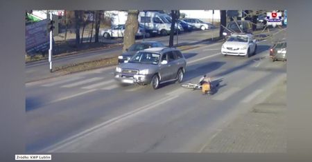 Potrącił rowerzystkę i uciekł z miejsca zdarzenia. Pijany kierowca stracił prawo jazdy