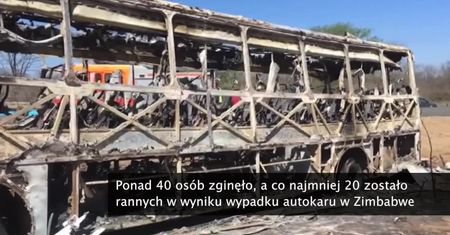 Zginęło ponad 40 osób, 20 jest rannych. Tragiczny wypadek autokaru w Zimbabwe