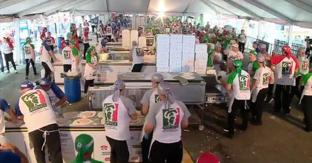11 tys. pizz w 12 godzin. Argentyńczycy pobili rekord Guinnessa