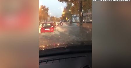 Werona zmaga się z powodzią. Ulice zamieniły się w potoki