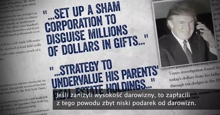 D. Trump miał zbić fortunę na pomocy rodzinie w unikaniu płacenia podatków. Śledztwo “New York Times”
