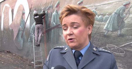 “Chcielibyśmy przyozdobić wszystkie mury”. W więzieniu w Rawiczu powstaje niepodległościowy mural