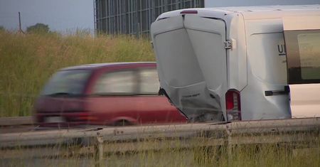 Seria wypadków na autostradzie A4 w Małopolsce. Rannych zostało kilka osób