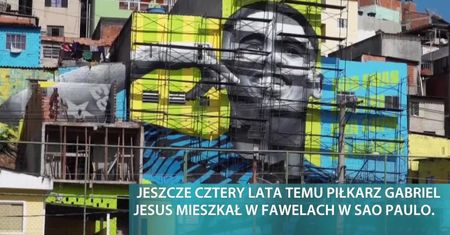 Wyrwał się z faweli i zrobił karierę. Gabriel Jesus inspiracją dla najmłodszych piłkarzy