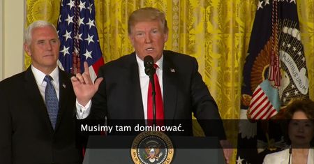Donald Trump zapowiada utworzenie kosmicznej armii. Zlecił departamentowi obrony rozpoczęcie prac