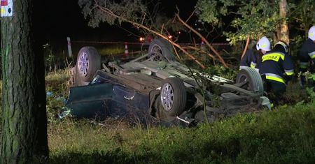 Tragiczny wypadek w Wielkopolsce. Nie żyje jedna osoba, trzy w ciężkim stanie