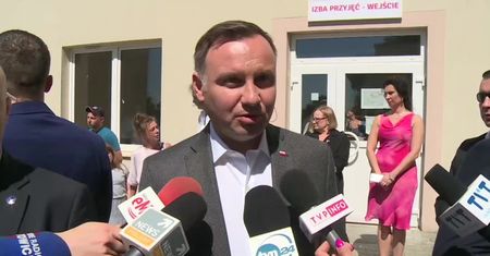Akcja w kopalni Zofiówka: A. Duda o dwóch uratowanych górnikach [VIDEO]
