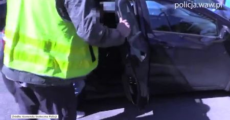 Maszerował w koszulce z symbolem SS. Zatrzymała go stołeczna policja