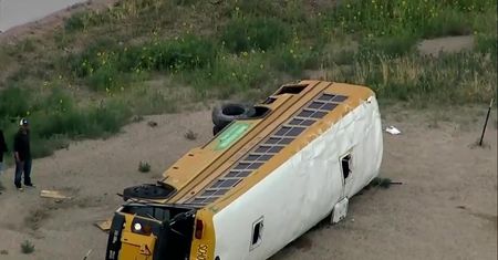 19 osób rannych w wypadku autobusu szkolnego w Kolorado. Kierowca zasnął za kółkiem