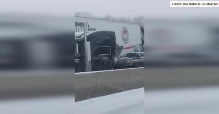 Potężny karambol na autostradzie międzystanowej w Missouri. 30 osób zostało rannych