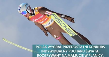 Trzydzieste zwycięstwo Kamila Stocha w karierze i ósme w sezonie! Polak najlepszy na mamucie w Planicy