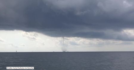 Podwójne tornado na włoskim wybrzeżu