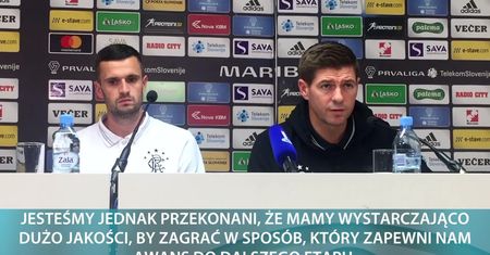 Gerrard przed rewanżem z Mariborem: Chcę, aby drużynę tworzyli wielcy piłkarze, którzy pokażą Europie, jakim jesteśmy zagrożeniem