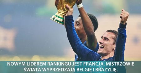 Ranking FIFA: Duży spadek reprezentacji Polski, Francja liderem