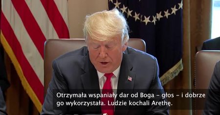 “Otrzymała wspaniały dar od Boga i dobrze go wykorzystała”. Prezydent USA złożył kondolencje bliskim Arethy Franklin