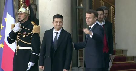 Merkel, Zełenski, Putin i Macron. Rozmowy w Paryżu o pokoju na Ukrainie