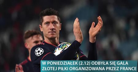 Robert Lewandowski dopiero ósmy w najlepszej dziesiątce zawodników wg France Football