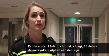 Zaatakował nożem w centrum Hagi. Policja zatrzymała podejrzanego