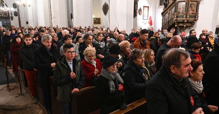 Msza św. w intencji zmarłego prezydenta Gdańska Pawła Adamowicza