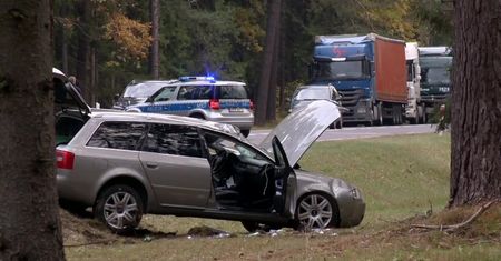 Śmiertelny wypadek na drodze krajowej między Białymstokiem a Bobrownikami